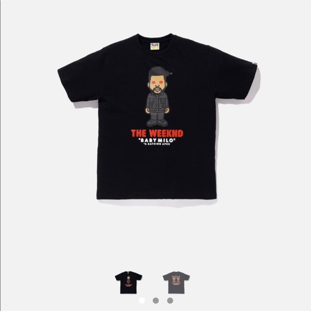 Bape XO The Weeknd tee